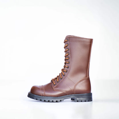 516 aka High Aviator Boots - Brown