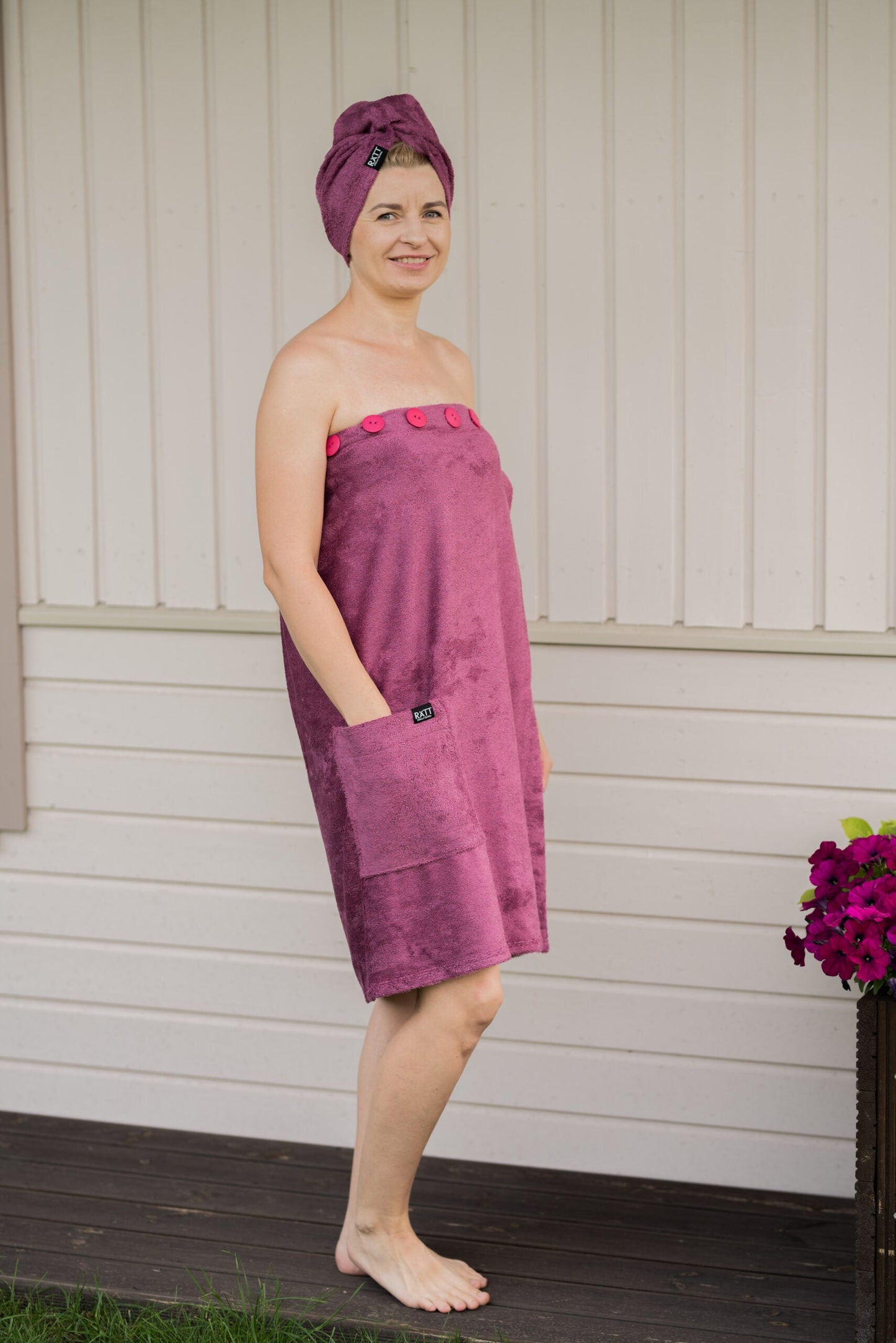 Spa Wrap for Women -  Bamboo Terry