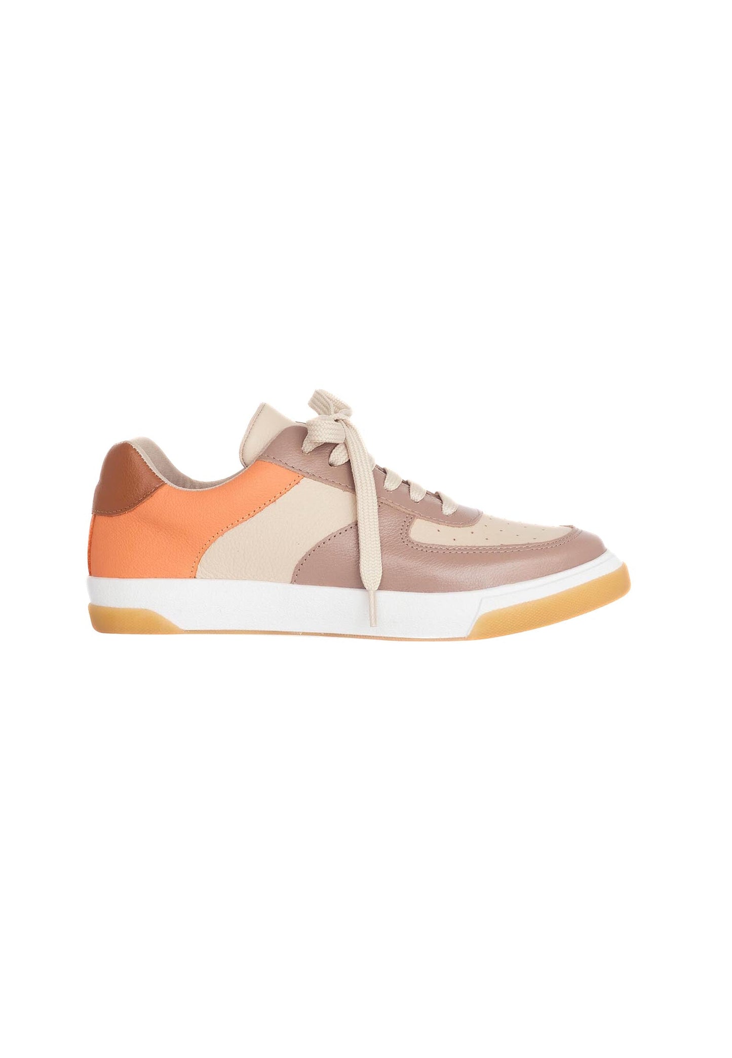 Women's Sneakers Leather Beige - Andira