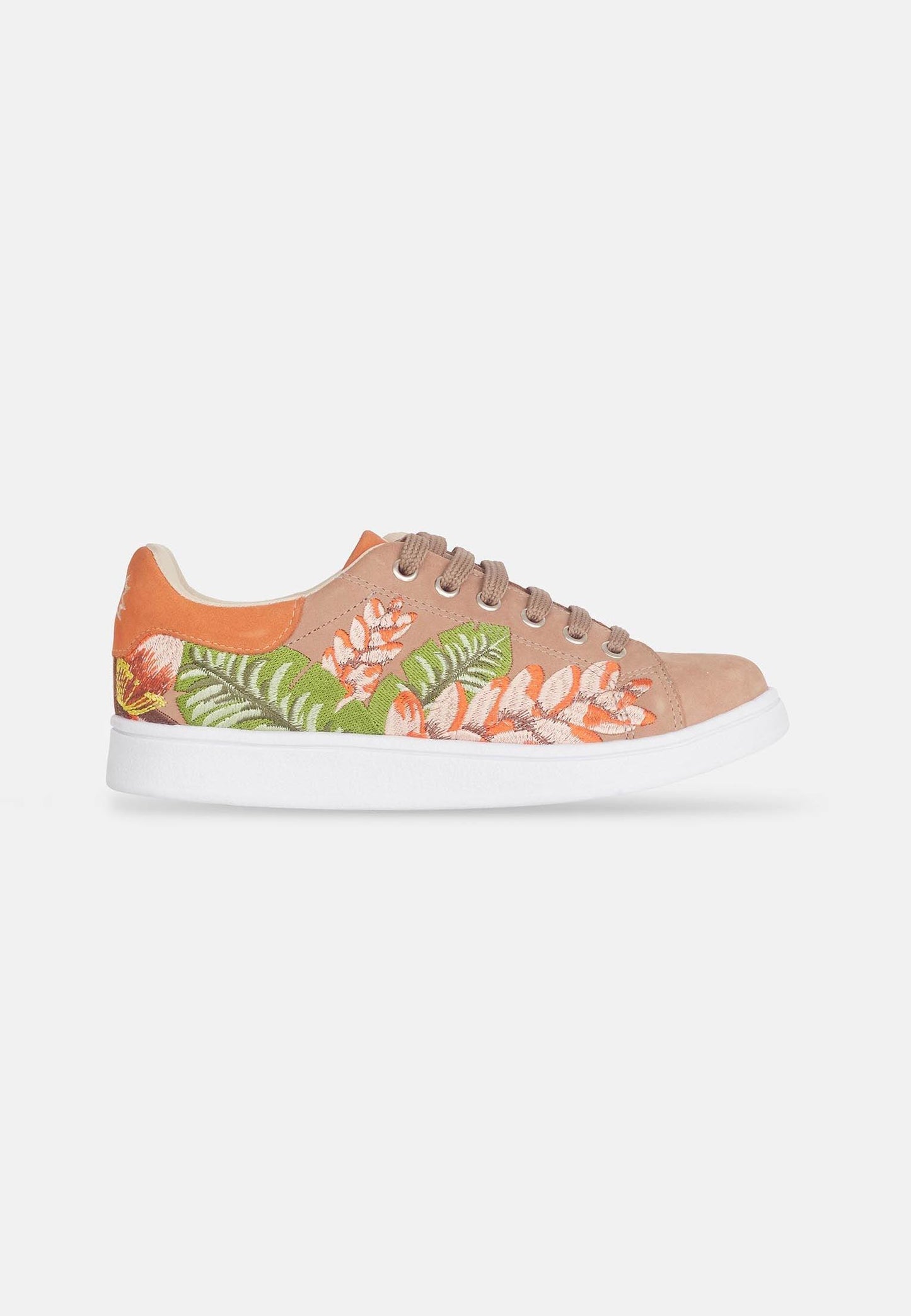 Mangará Women's Sneakers Embroidery Suede