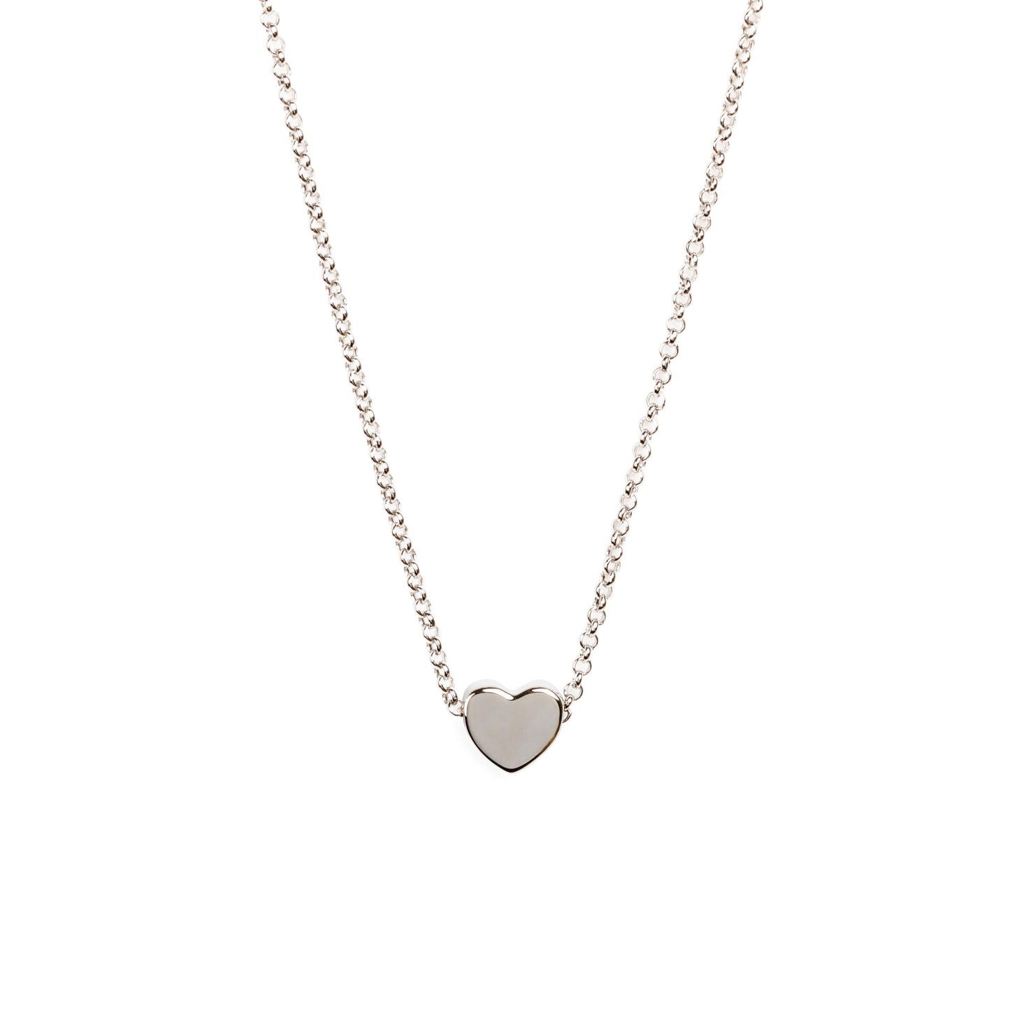 Heart Choker - Rose Gold and Silver